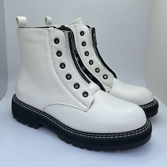 DUNES Women's Boot 8 WHITE - Picture 1 of 7